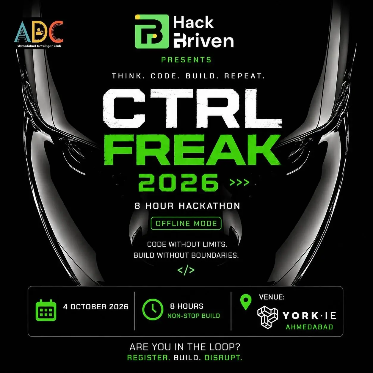 CTRL FREAK 2026 — 8-Hour Hackathon